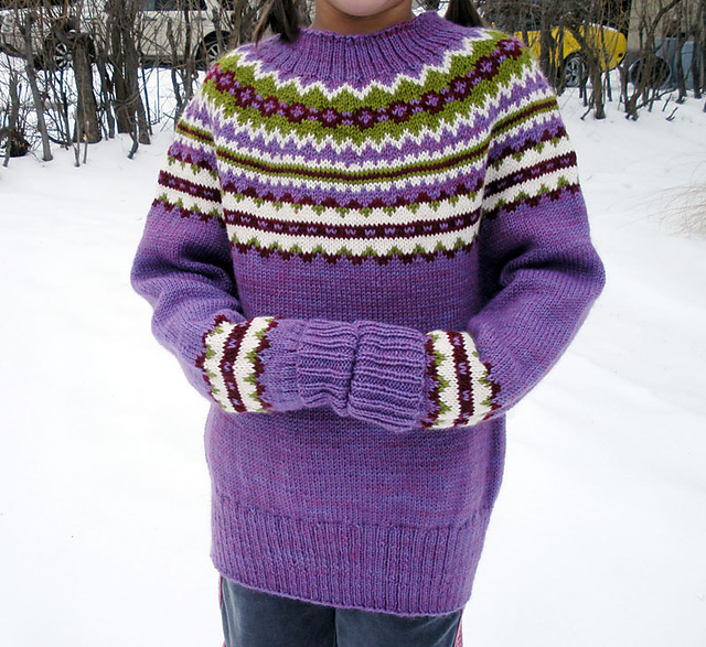 0701-4 Sweater with Yoke