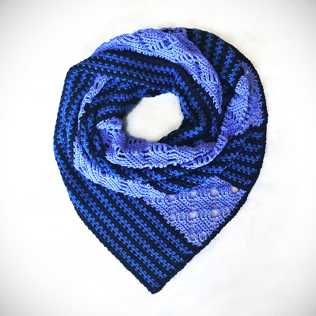 Diamonds and Linen Shawl