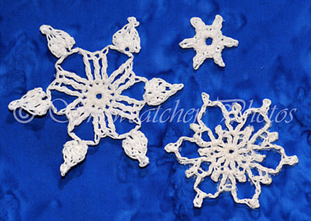 Garden 8, 9 and 10 Snowflakes