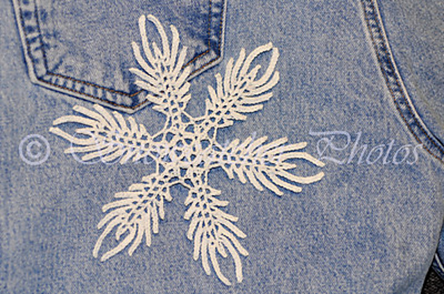 Indigo Ice Snowflake