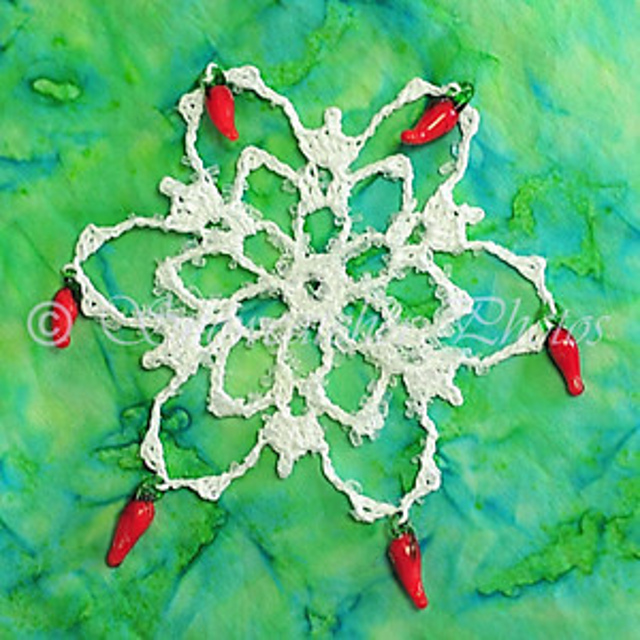 Fire and Ice Snowflake
