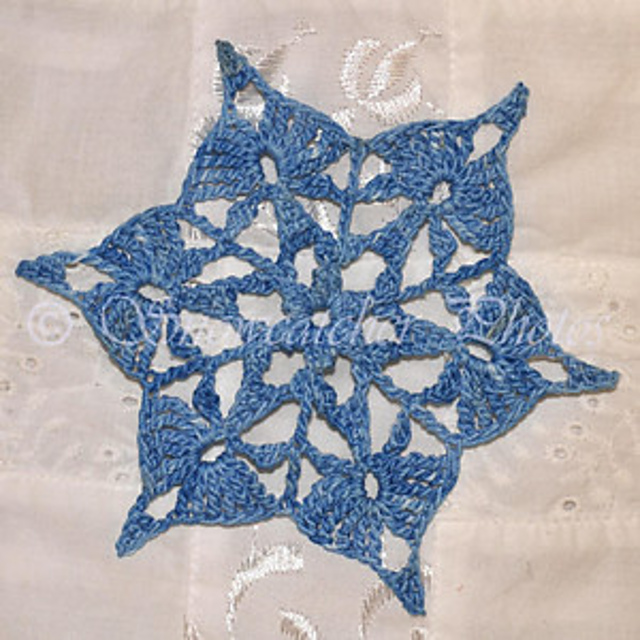 Denim Frost Snowflake
