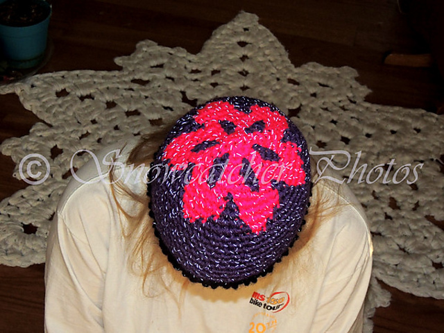 Snowflake Shimmer Beanie