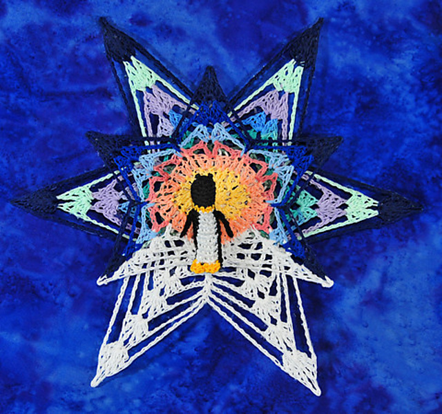 Northern Lights Snowflakes
