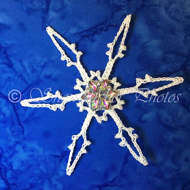 Ice-Kissed Snowflake