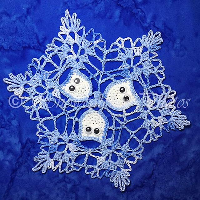 Owl Pyramid Snowflake