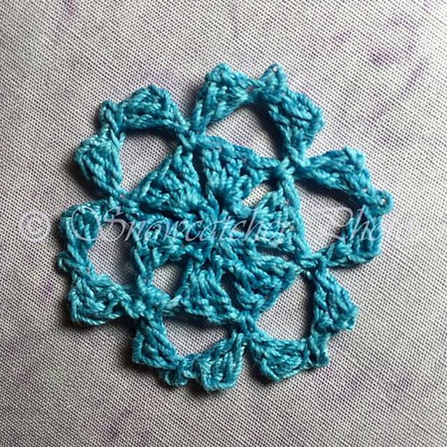 Teal Thrill Snowflake