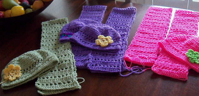 Double Crochet Scarf Variation