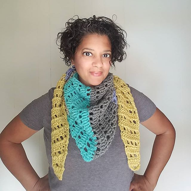 Fall Forward Triangle Scarf