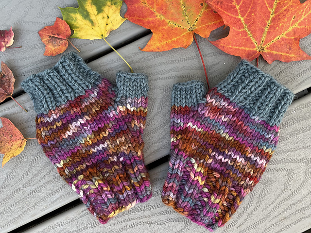 Acadia Fingerless Mitts