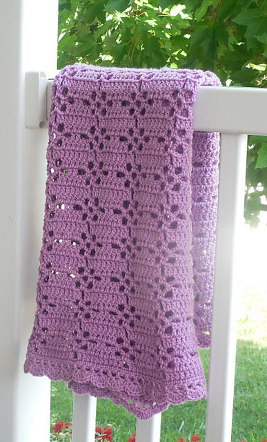 Delicate Flowers Baby Blanket