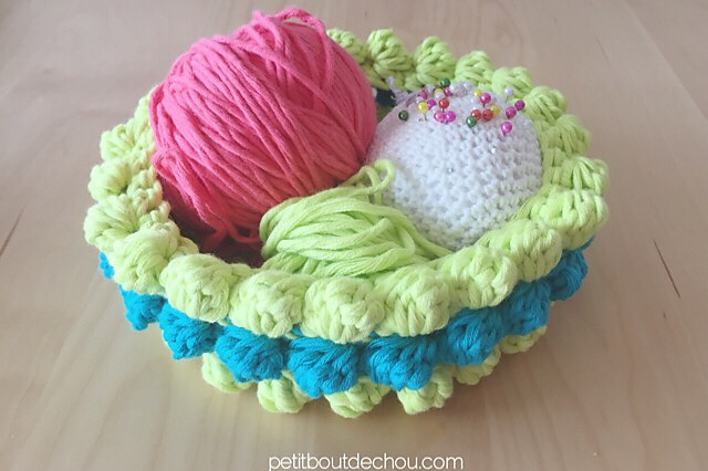 Bobble Stitch Basket