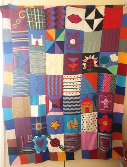 The Oddball Sampler Afghan