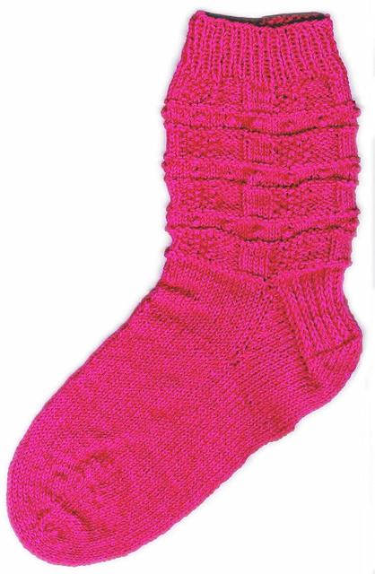 Bobbles and Blocks Socks
