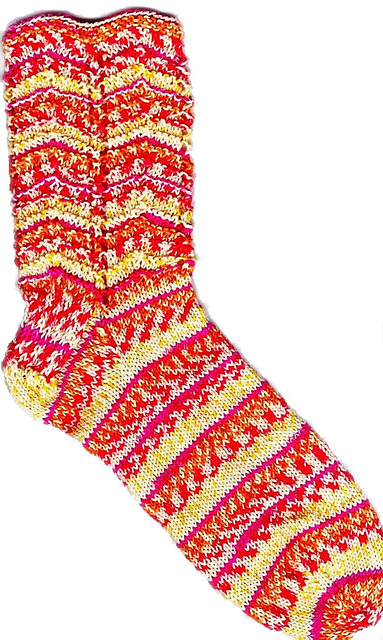 Fiesta Ripple Socks