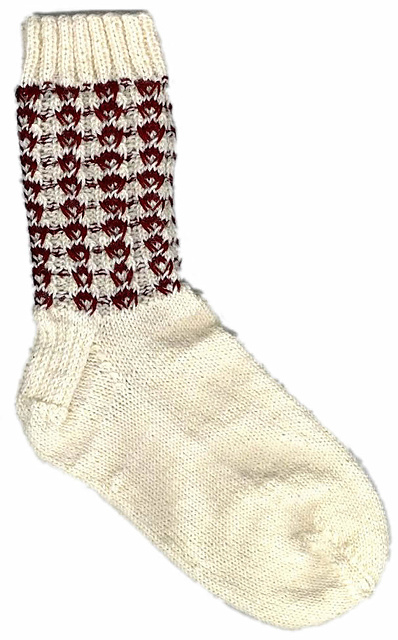Going Batty Mosaic Rib Socks