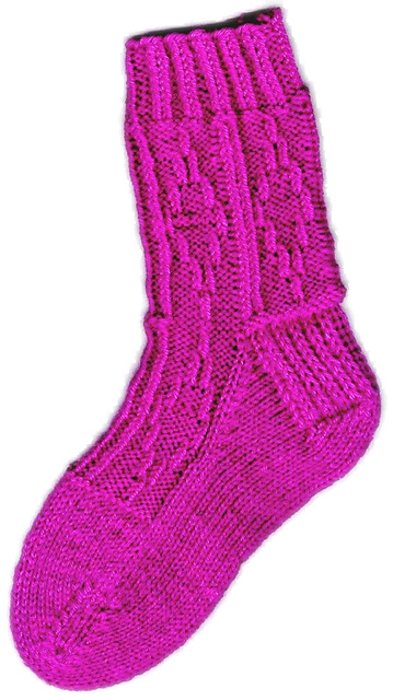 Twisted Diamond Socks