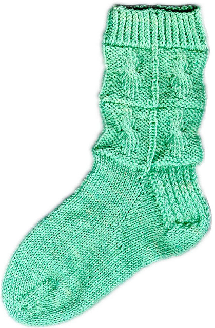 Twisted Feather Socks