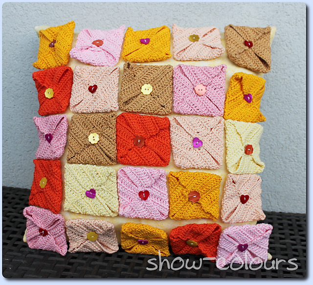 Origami Flower Pillow