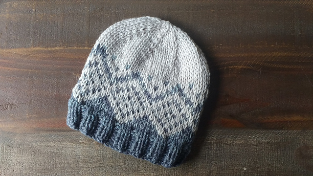 Fair Isle Diamonds and Hearts Beanie