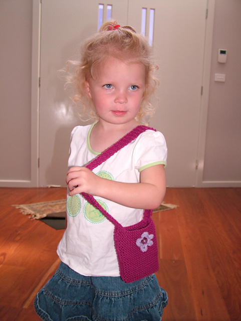 Beanie Kid Bag/Mini Knitted Bag
