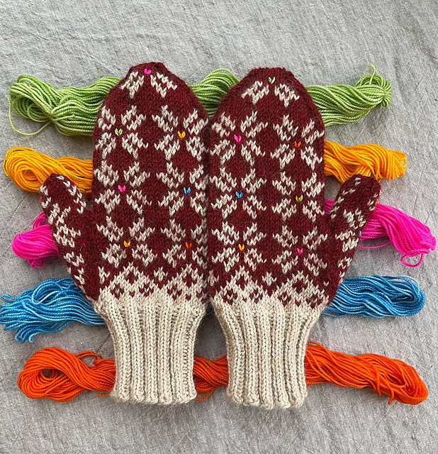 Homestay Fair Isle Mitts