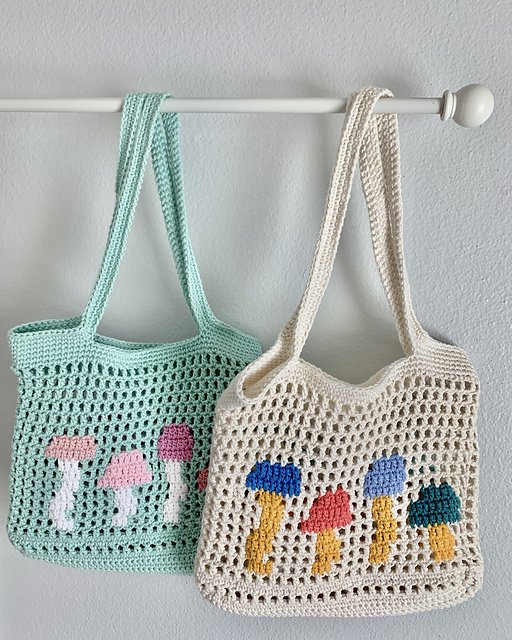 Mini Mushroom Market Bag