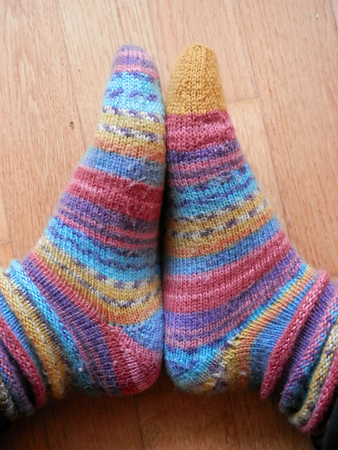 Fixing socks that are too short