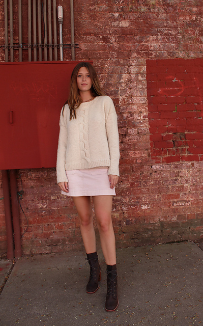 One Cable Sweater