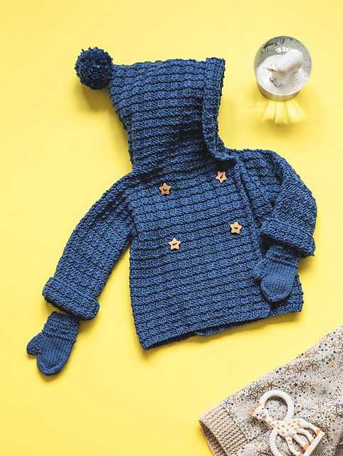 Manteau et Moufles assorties