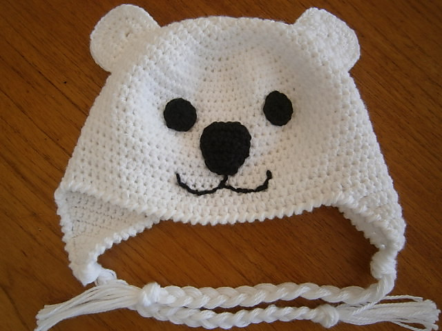 Novelty Polar Bear Hat