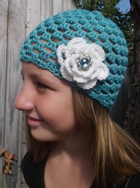 Beanie with Flower