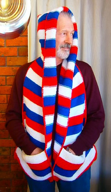 Hooded Sports Scarf