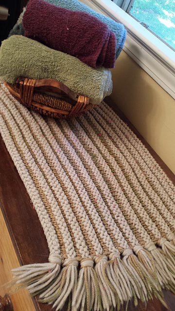 Striped Rag Rug