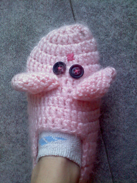 Fluffy Bunny Slippers