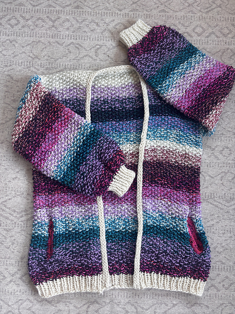 Marled Seed Stitch Cardi