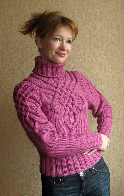 #3 Sweater with Cable Pattern