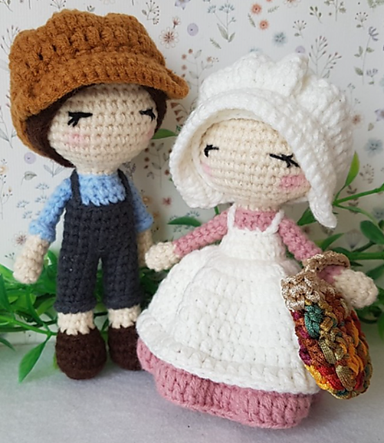 Sun Bonnet Couple-Boy