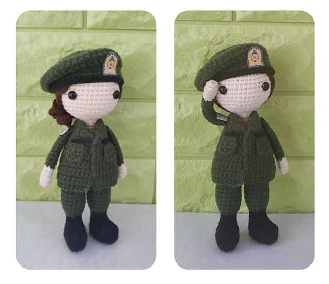 ROKA soldier with beret