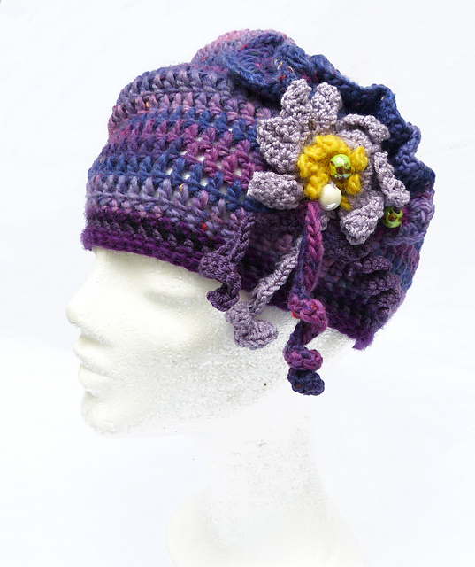 Mütze Flower Power