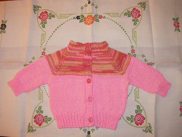Paulene's Seamless neck down cardigan