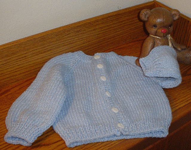 Basic Knit Baby Sweater