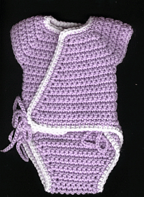 Single Crochet Diaper Shirt