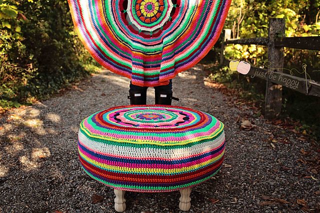 Dream Catcher Ottoman and Blanket