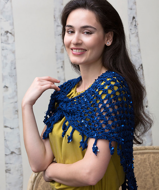 Triangle Elegance Shawl