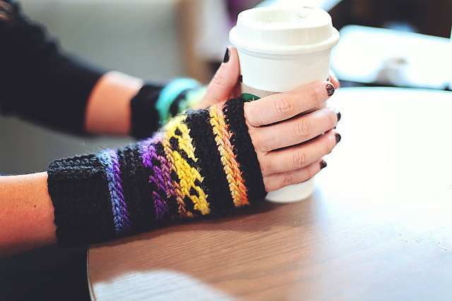 Rainbow Mitts