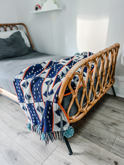 Indigo Throw