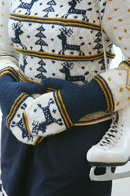 Colourful Winter Sports Mittens