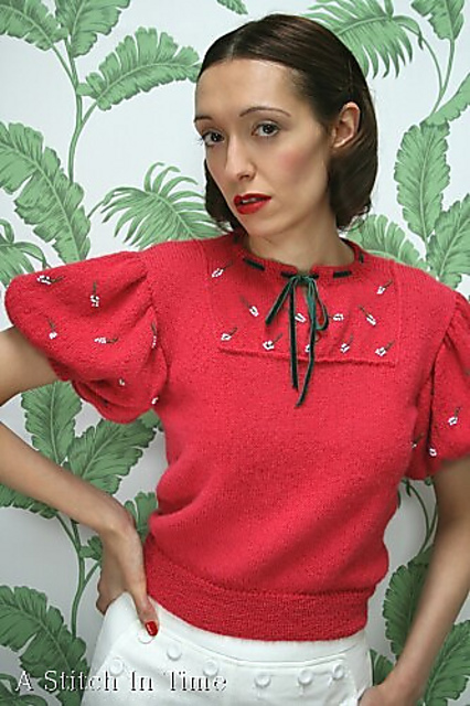 Embroidered with Tiny Flowers
