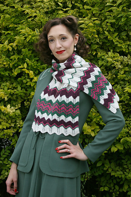 Feather Stitch Scarf